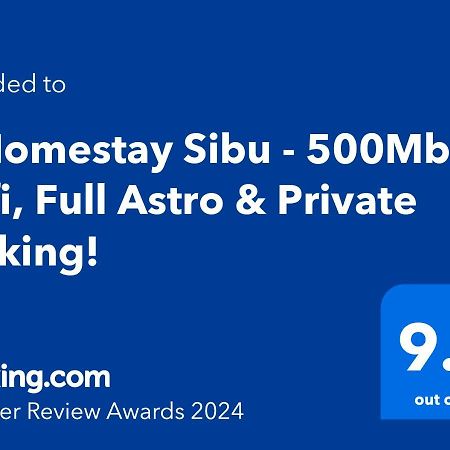 H Homestay Sibu - 500Mbps Wifi, Full Astro & Private Parking! 外观 照片